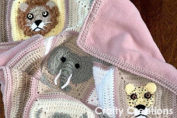 South African Safari Baby Blanket — Crochet Baby Blanket Patterns Crochet Baby Blanket Patterns featuring South African animals