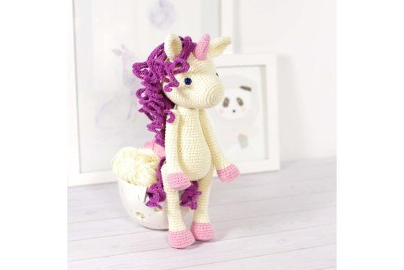 Unicorn Amigurumi Pattern — Cute Animal Amigurumi Patterns Cute Animal Amigurumi Patterns featuring a unicorn with movable limbs.