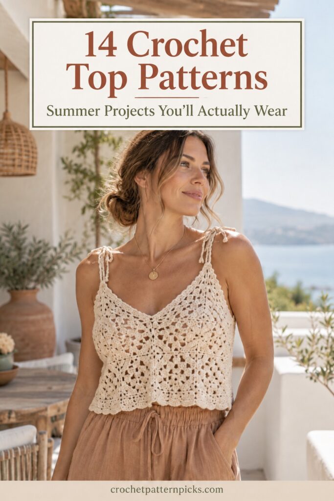 14 Crochet Tops Patterns 14 Crochet Tops Patterns for Handmade Projects