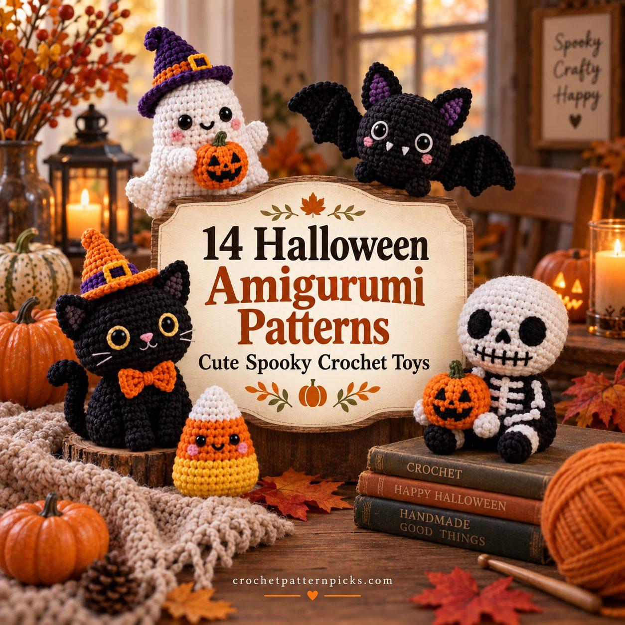 14 Halloween Amigurumi Patterns for Cute Spooky Toys
