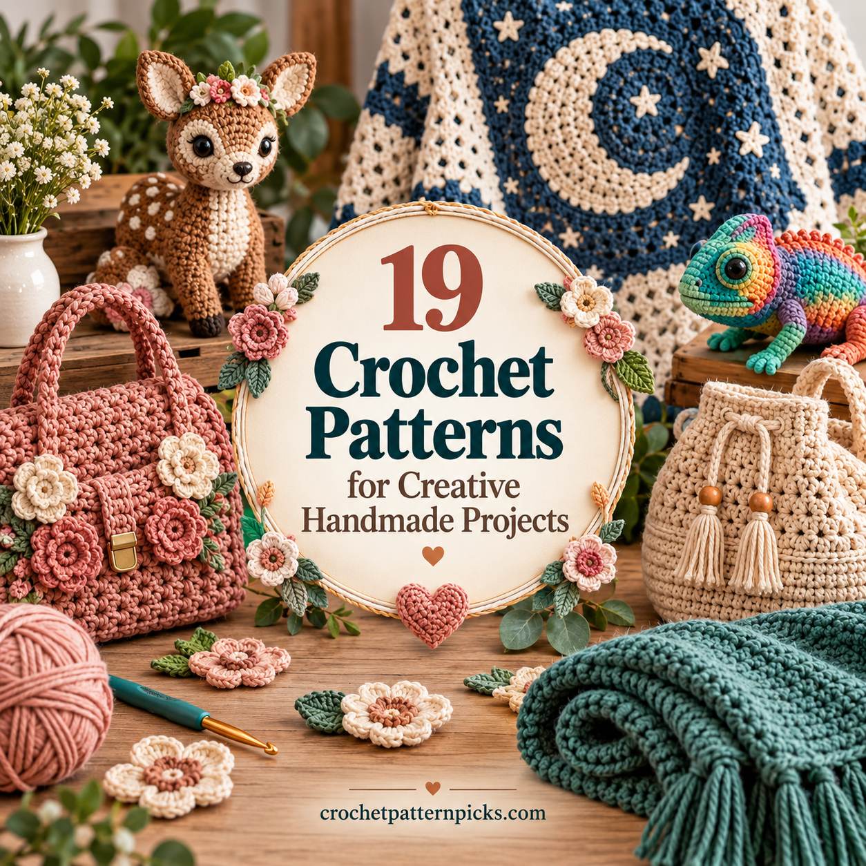 19 Crochet Patterns for Creative Handmade Projects