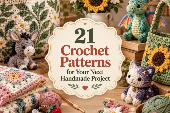 21 Crochet Patterns for Your Next Handmade Project