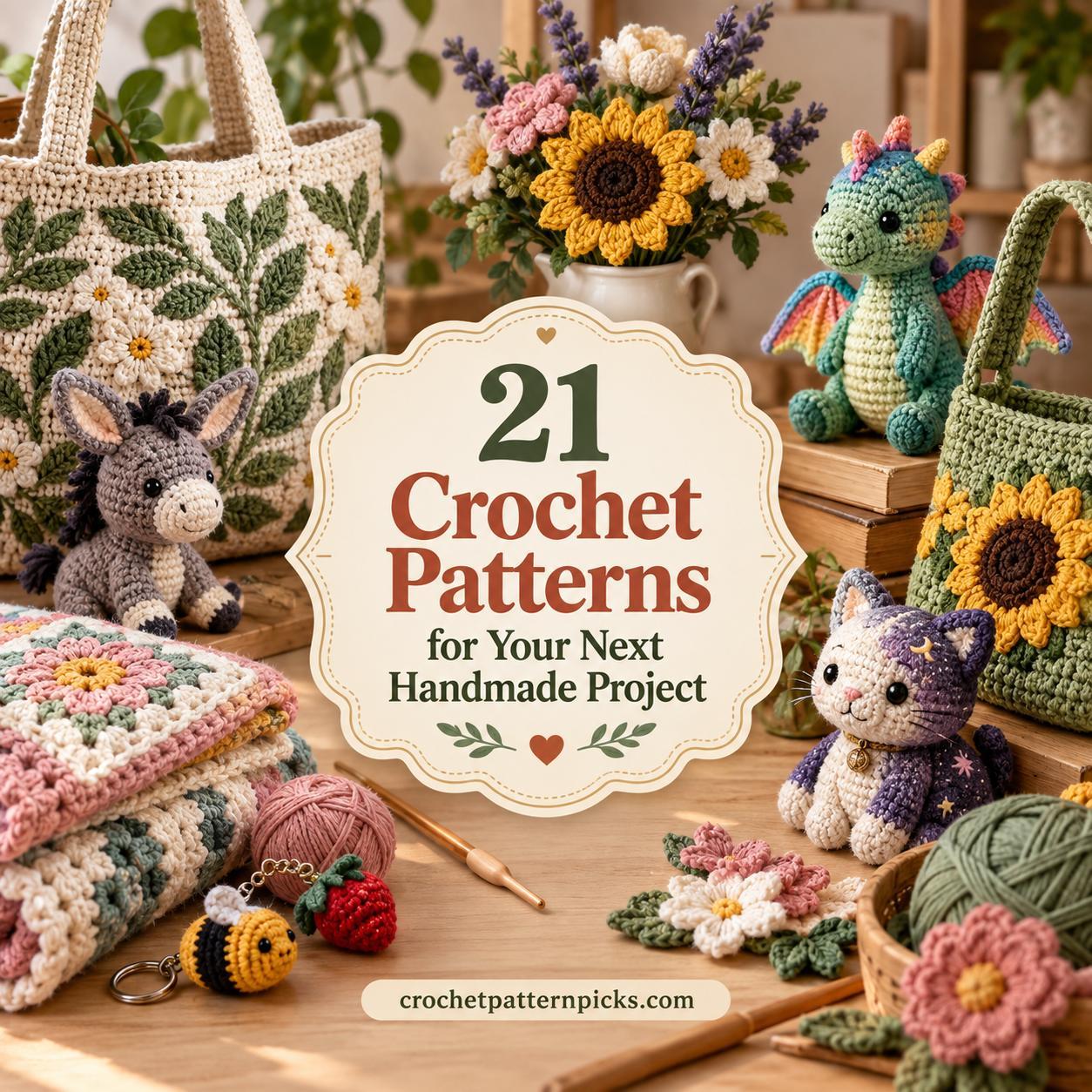 21 Crochet Patterns for Your Next Handmade Project