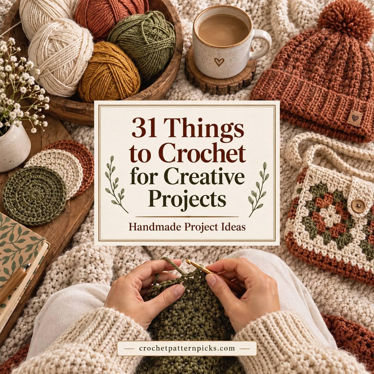 31 Things to Crochet for Creative Handmade Projects