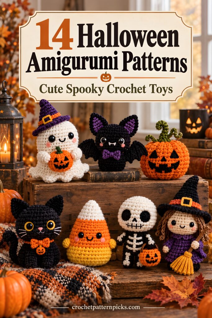 Halloween Amigurumi Patterns 14 Halloween amigurumi patterns featuring cute spooky toys