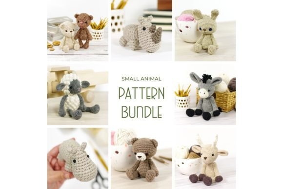 Amigurumi Patterns Collection 50 Amigurumi Patterns for Handmade Crochet Toys featuring small animal designs