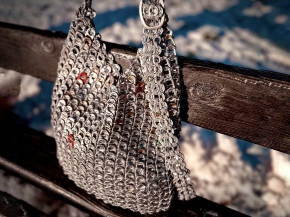 Pop Tabs Soda Bag Pattern — crochet bag patterns Crochet bag patterns featuring pop tabs for a unique look