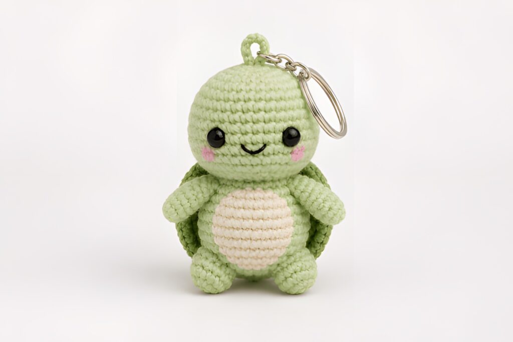 Small Crochet Projects: Cute Crochet Turtle Keyring