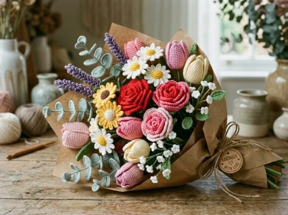 Elegant Crochet Bouquet — crochet patterns
