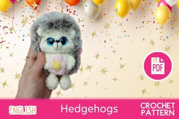 Hedgehog Crochet Toy Pattern — amigurumi patterns Hedgehog crochet toy amigurumi pattern PDF — amigurumi patterns