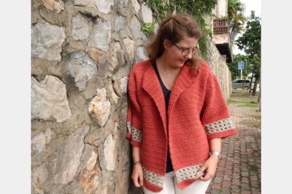 Hometown Chunky Cardigan — things to crochet for creative handmade Hometown Chunky Cardigan in a vibrant color, showcasing chunky yarn texture. — things to crochet for creative handmade
