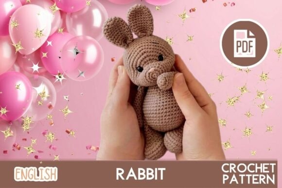 Rabbit Bunny Crochet Pattern — amigurumi patterns Amigurumi rabbit crochet pattern for handmade toys — amigurumi patterns