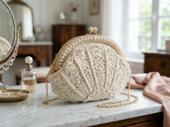 Royal Pearl Couture Crochet Bag — crochet patterns