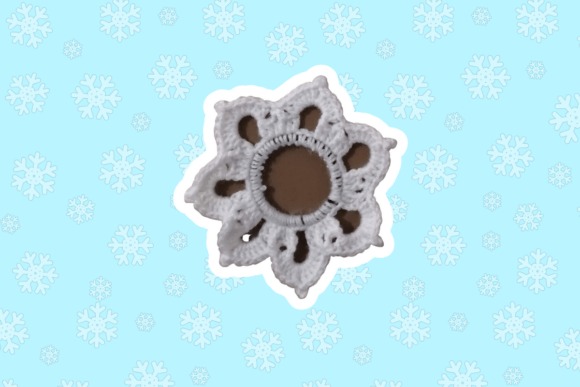 Snowflake Scrunchie — things to crochet for creative handmade Snowflake scrunchie crochet pattern for creative handmade projects — things to crochet for creative handmade