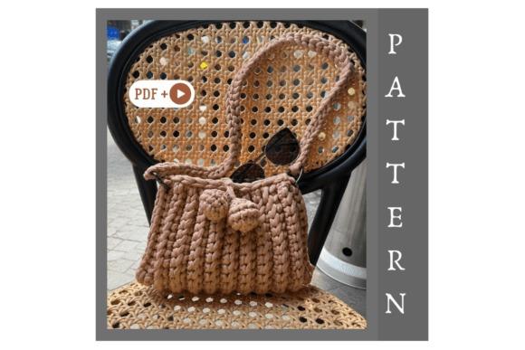 T-Shirt Yarn Crossbody Bag — crochet bag patterns T-Shirt Yarn Crossbody Bag showcasing chunky crochet texture — crochet bag patterns