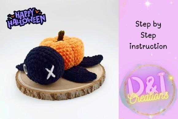 Halloween Turtle Amigurumi — Halloween amigurumi patterns Halloween amigurumi turtle crochet pattern — Halloween amigurumi patterns