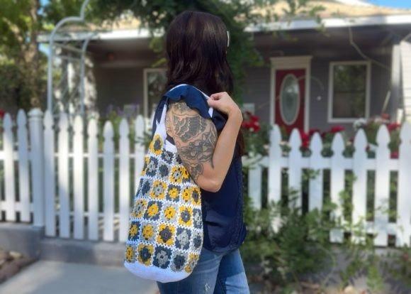 Vintage Vibes Market Tote — crochet bag patterns Crochet bag patterns featuring a vintage market tote design.