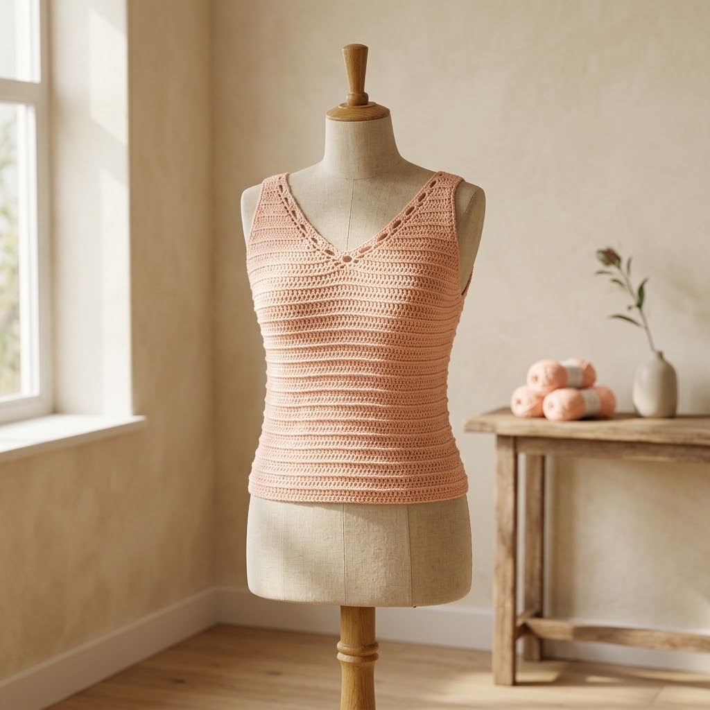 Ms Lily Crochet Vest Top Pattern — crochet tops patterns Crochet tops patterns featuring Ms Lily Crochet Vest Top
