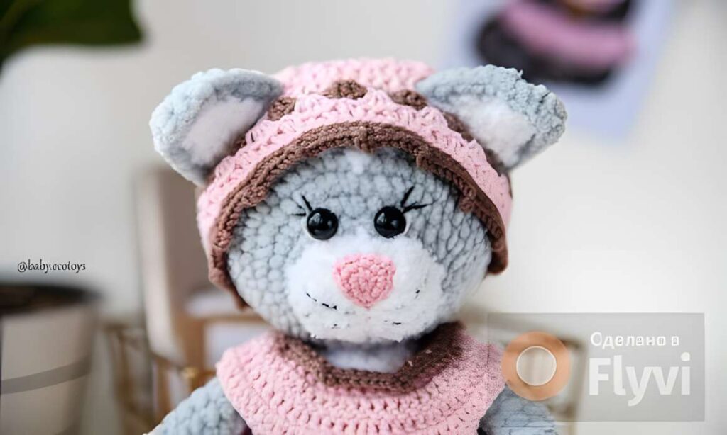 Amigurumi crochet cat pattern showcasing a cute plush design. — amigurumi crochet patterns