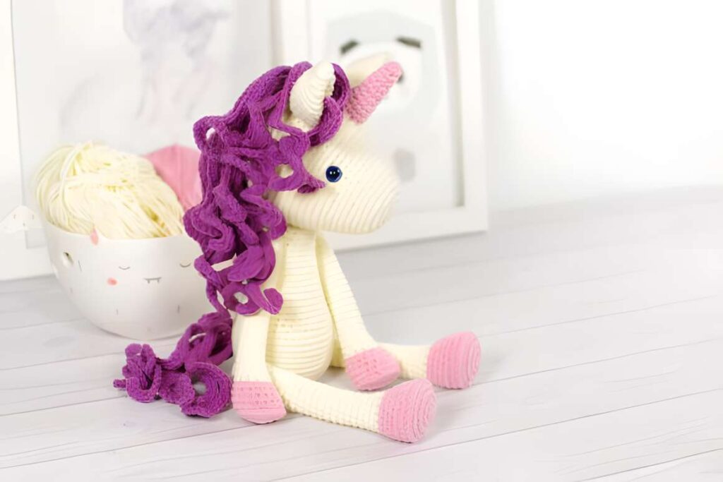 Amigurumi unicorn crochet pattern for fantasy-themed crafts. — amigurumi crochet patterns