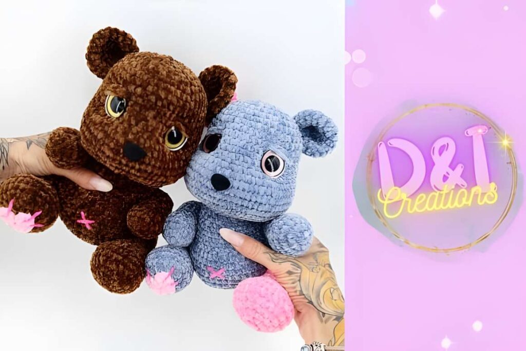 Amigurumi crochet patterns featuring bear teddy designs.