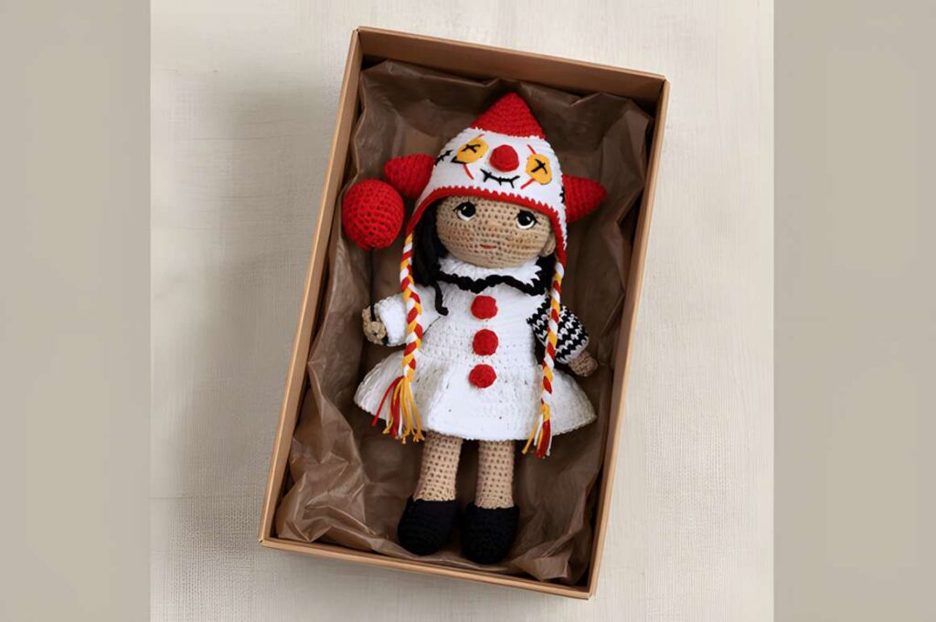 Festive crochet doll pattern showcasing a holiday-themed character. — amigurumi crochet patterns