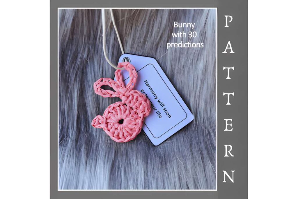 Mini Bunny Crochet Pattern with Easter-themed tags — amigurumi crochet patterns