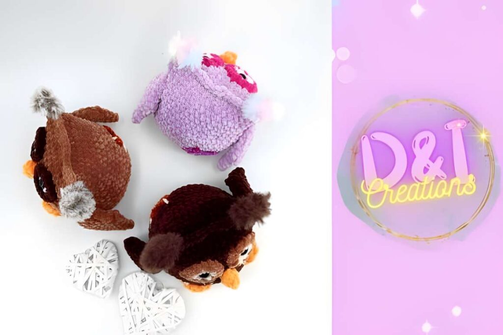 Amigurumi crochet patterns featuring cute owl designs.