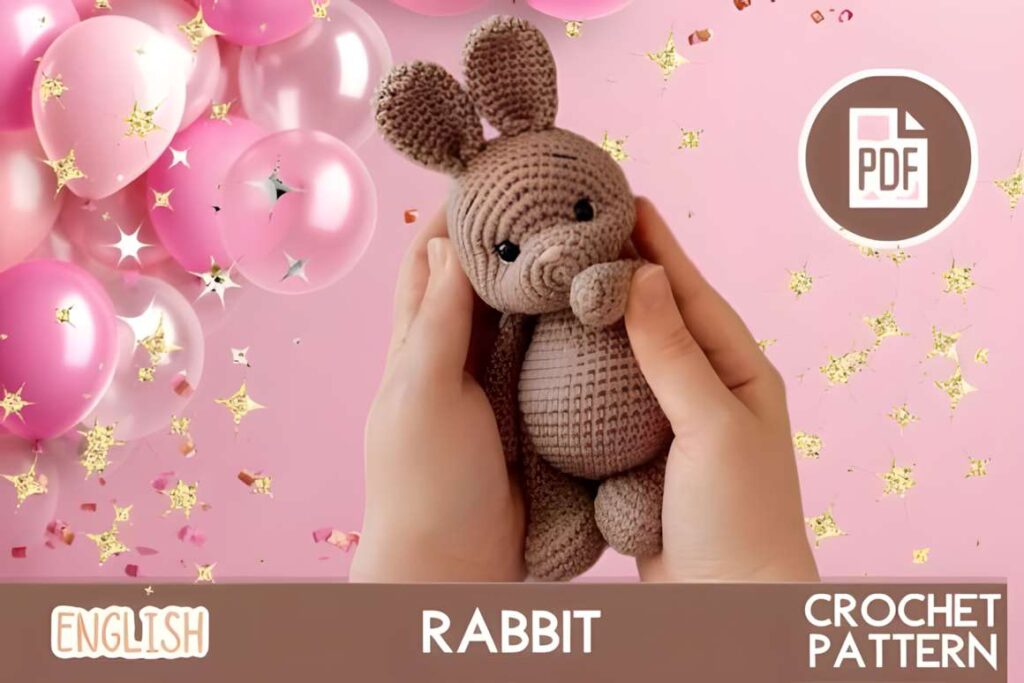 Amigurumi crochet patterns featuring a rabbit bunny design.