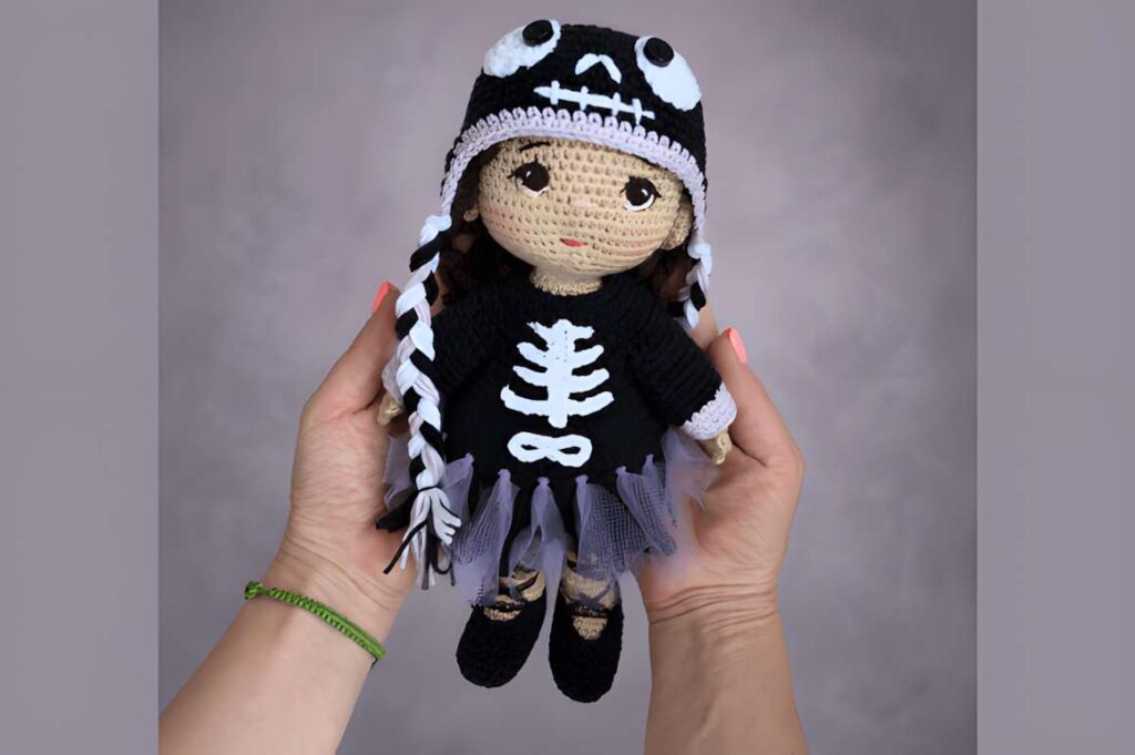 Skeleton Ballerina amigurumi crochet pattern showcasing a unique character design. — amigurumi crochet patterns