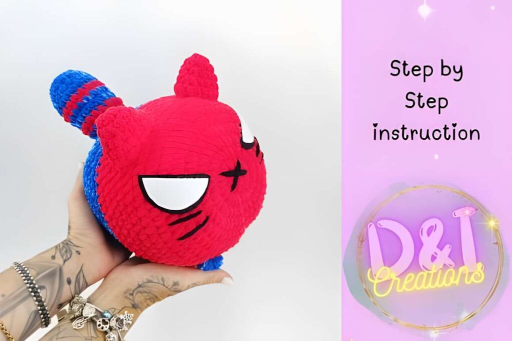 Amigurumi crochet patterns featuring a playful super-hero cat design.