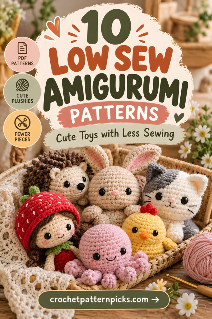 Top 10 Low Sew Amigurumi Crochet Patterns PDF to Download Today